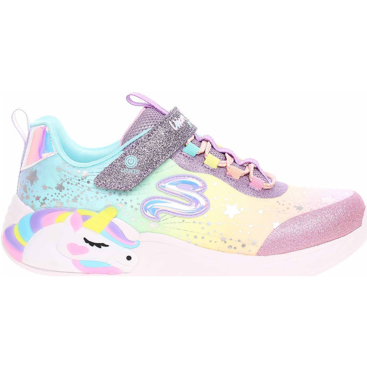 Skechers  S Lights - Unicorn Dreams purple multi