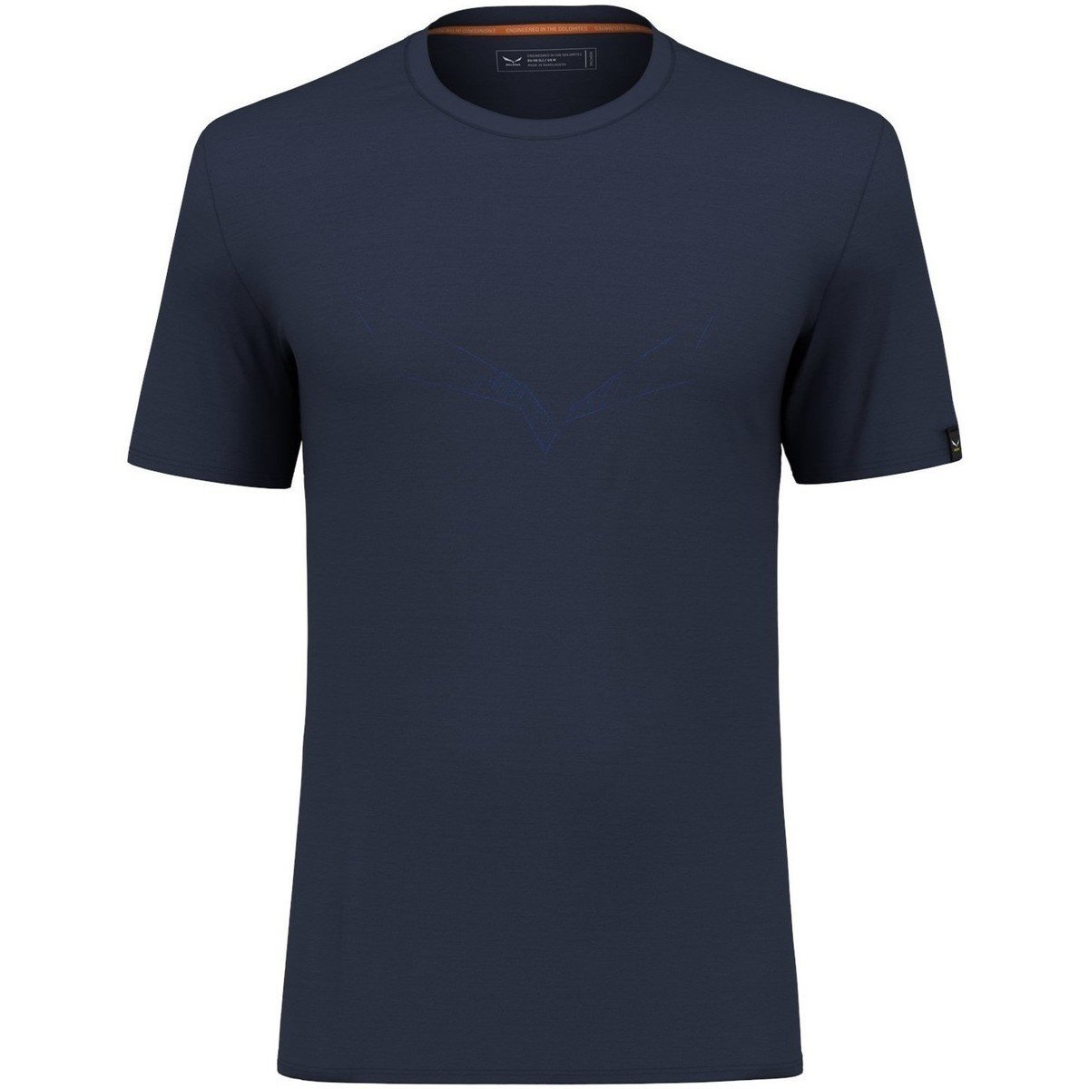 Salewa  Puez Eagle Sketch Merino Men's T-Shirt 28340-3960  Modrá