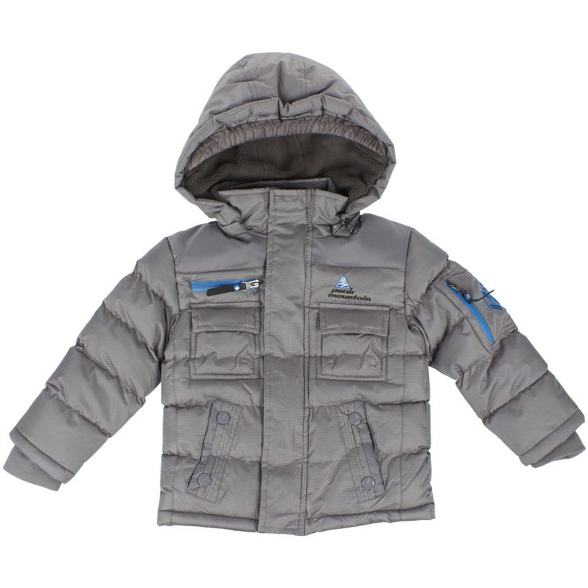 Peak Mountain  Doudoune garçon ECARDIN  Šedá