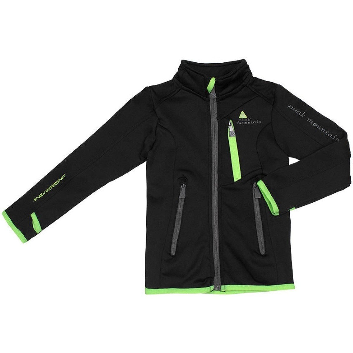 Peak Mountain  Blouson polarshell garçon ECLIMATE  Černá