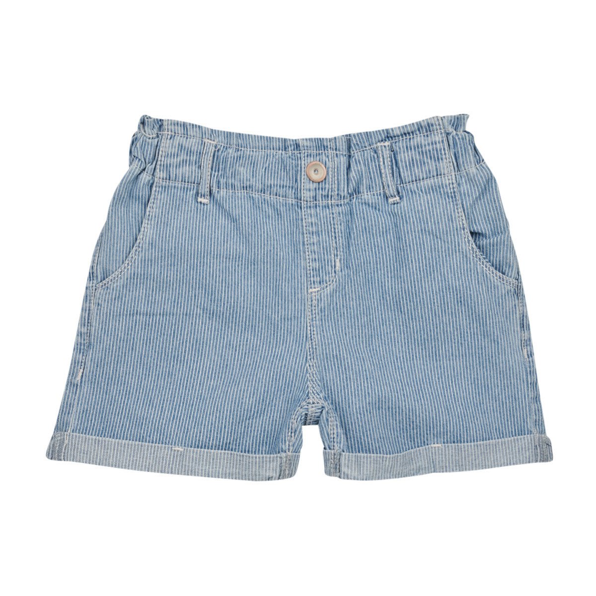 Name it  NKFBELLA HW REG DNM SHORTS  Modrá