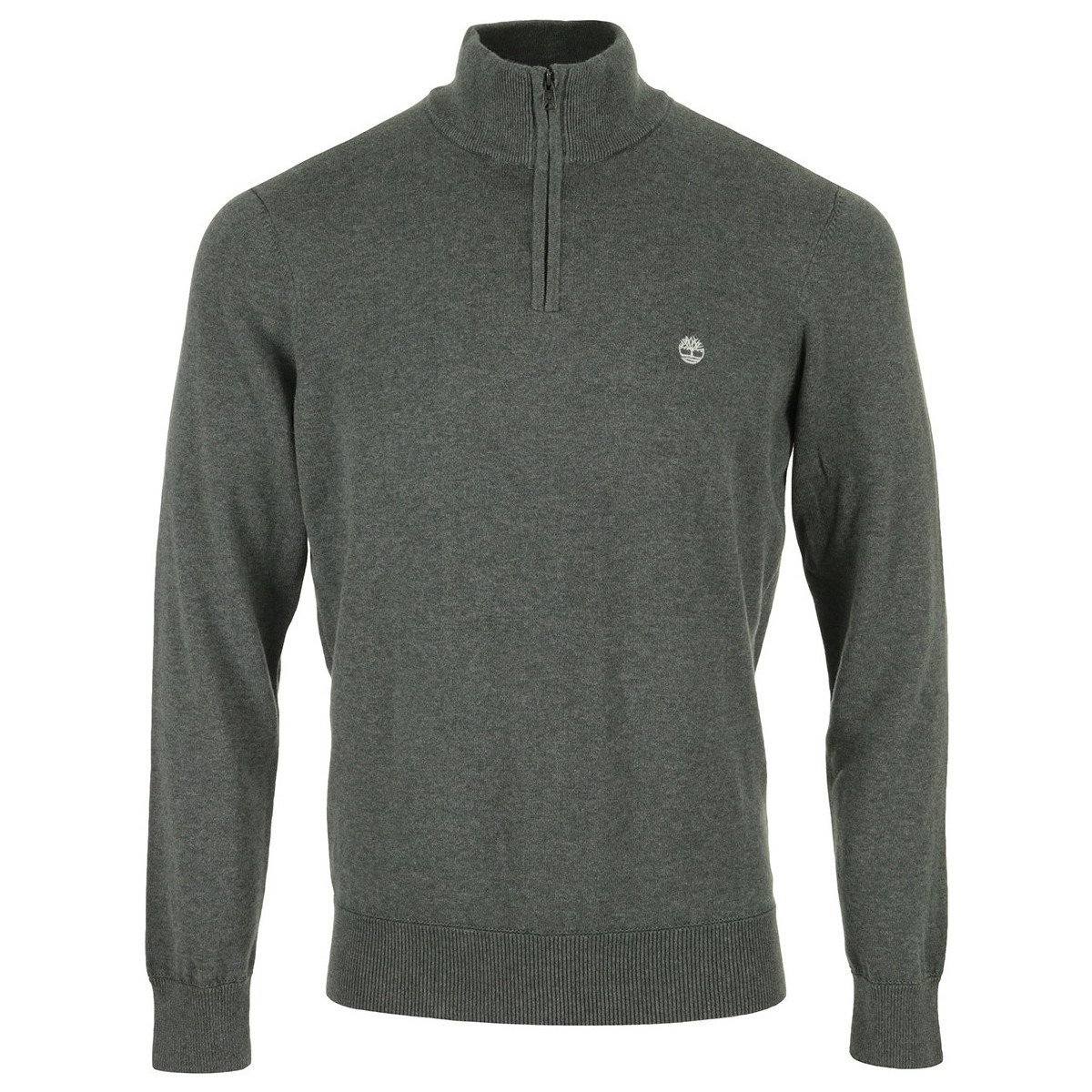 Timberland  LS Williams River Cotton 1/4 Zip  Šedá