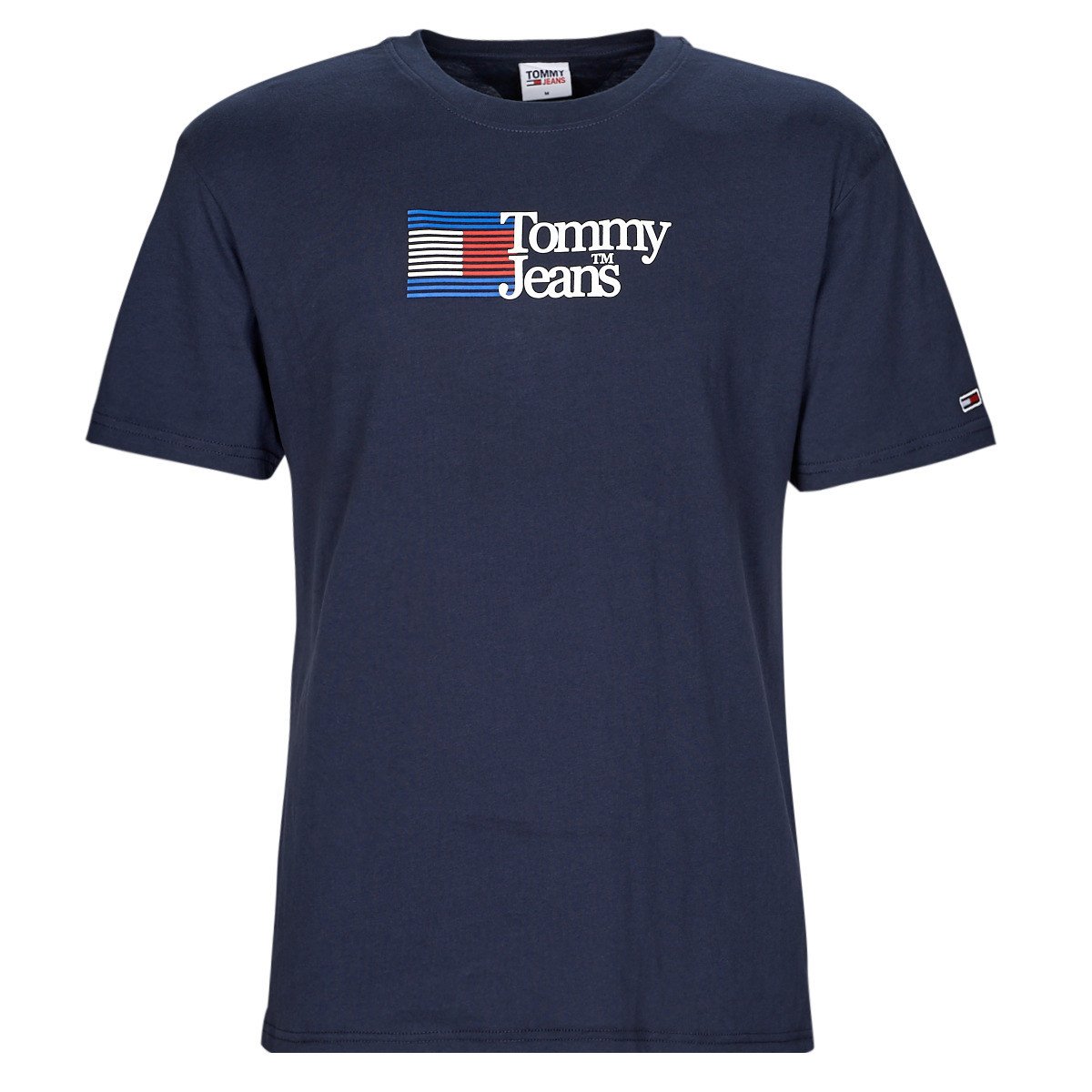 Tommy Jeans  TJM CLSC RWB CHEST LOGO TEE  Tmavě modrá