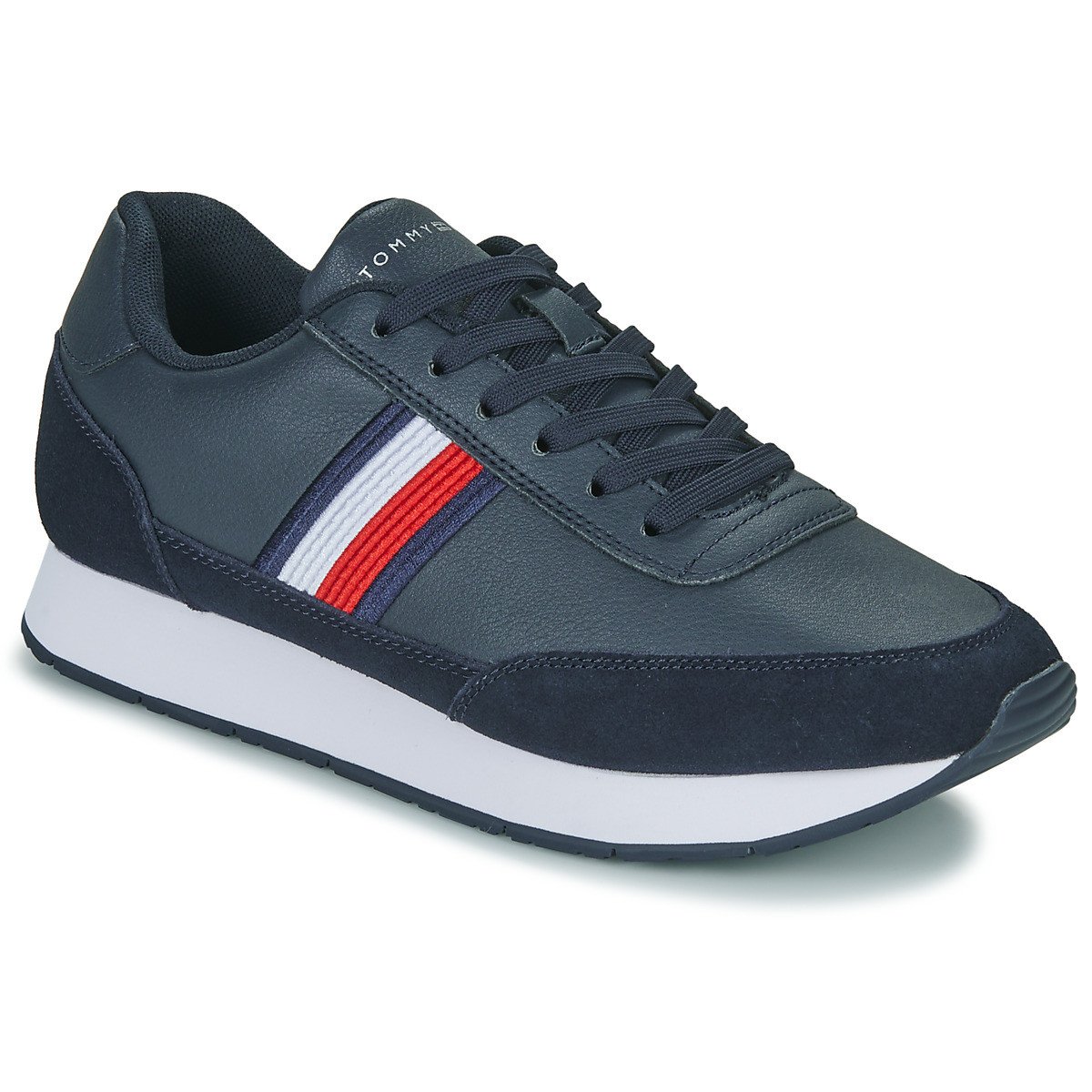 Tommy Hilfiger  CORE EVA RUNNER CORPORATE LEA  Tmavě modrá