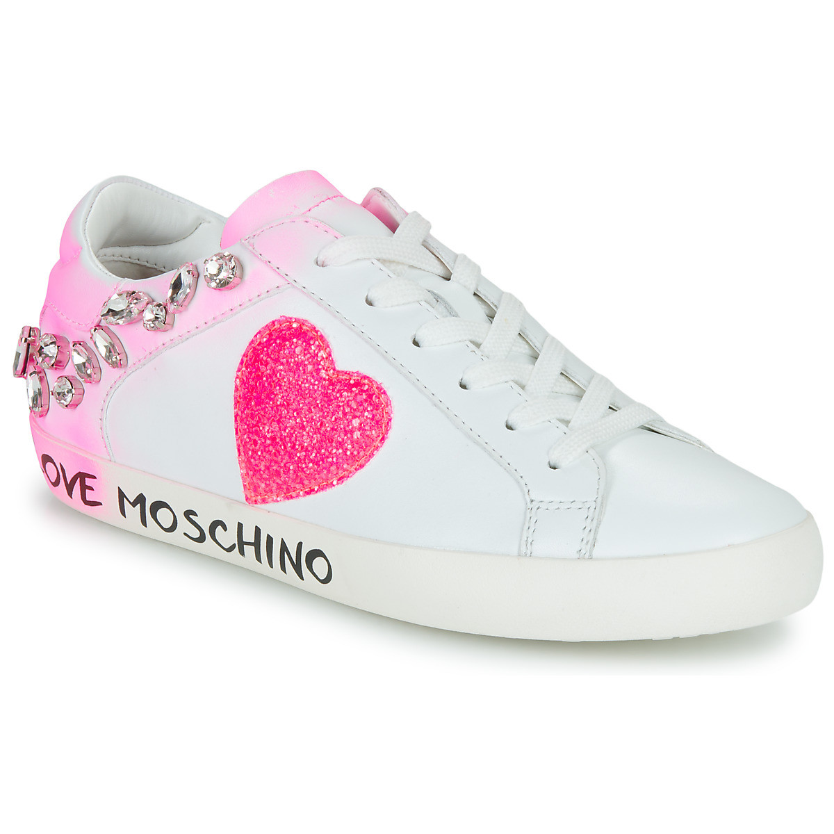 Love Moschino  FREE LOVE  Růžová