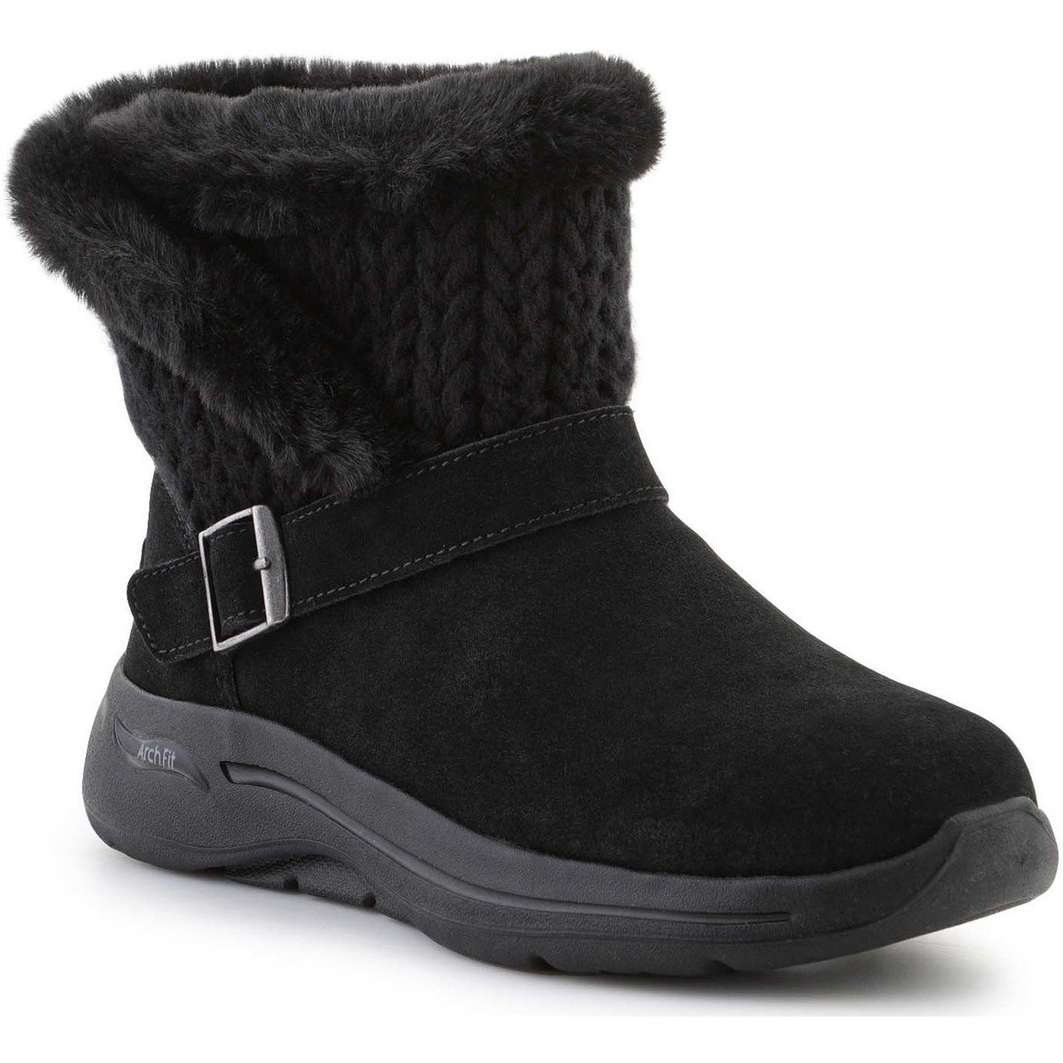 Skechers  Go Walk Arch Fit Boot True Embrace 144422-BBK  Černá
