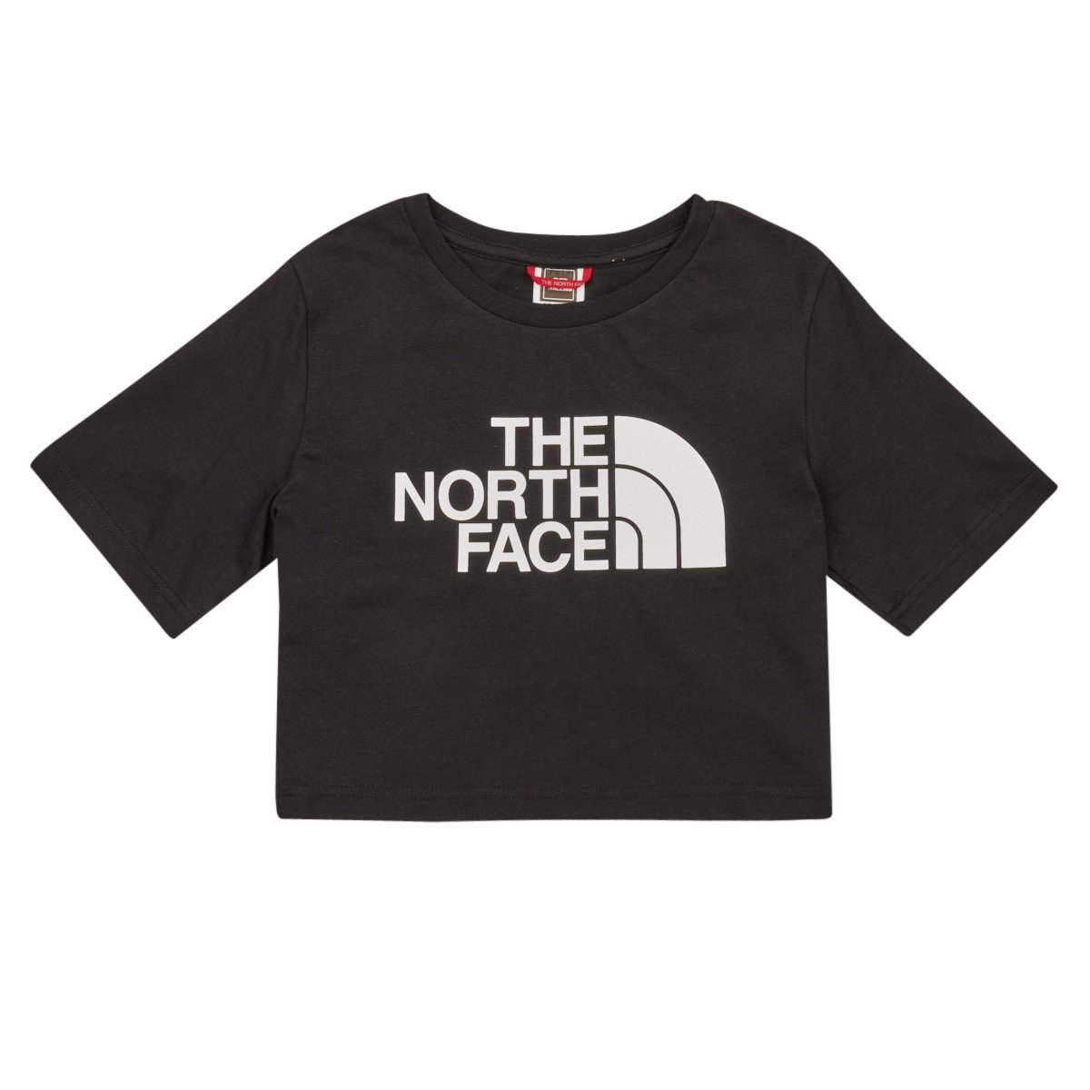 The North Face  Girls S/S Crop Easy Tee  Černá