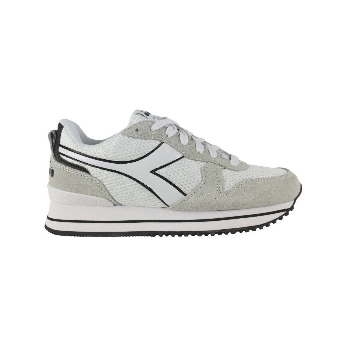 Diadora  OLYMPIA PLATFORM C1880 White/White/Black  Bílá