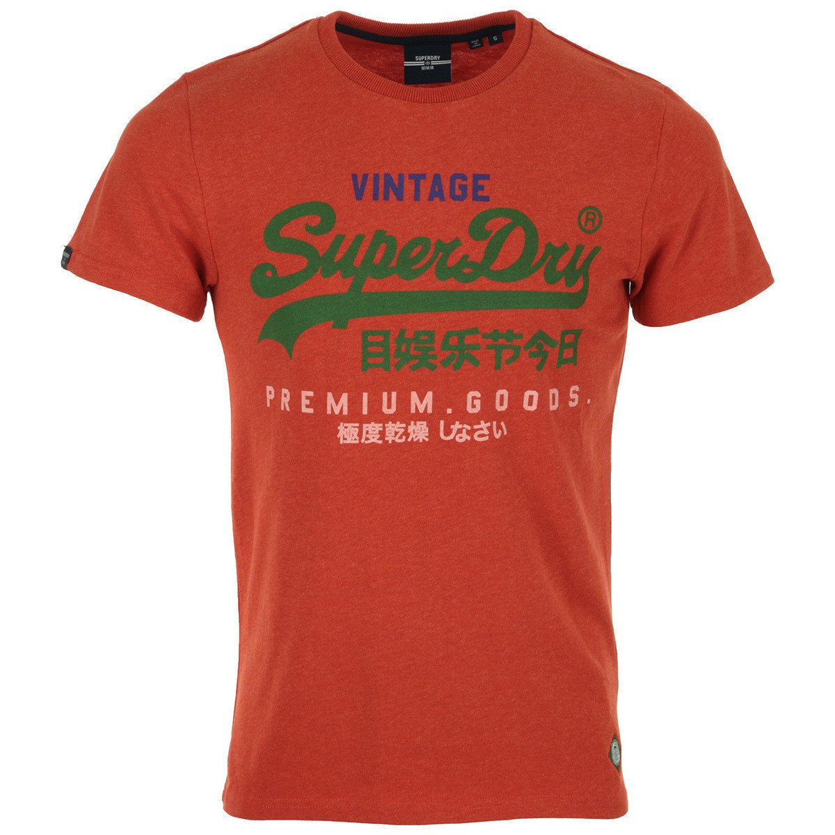 Superdry  VL Tri Tee 220  Červená