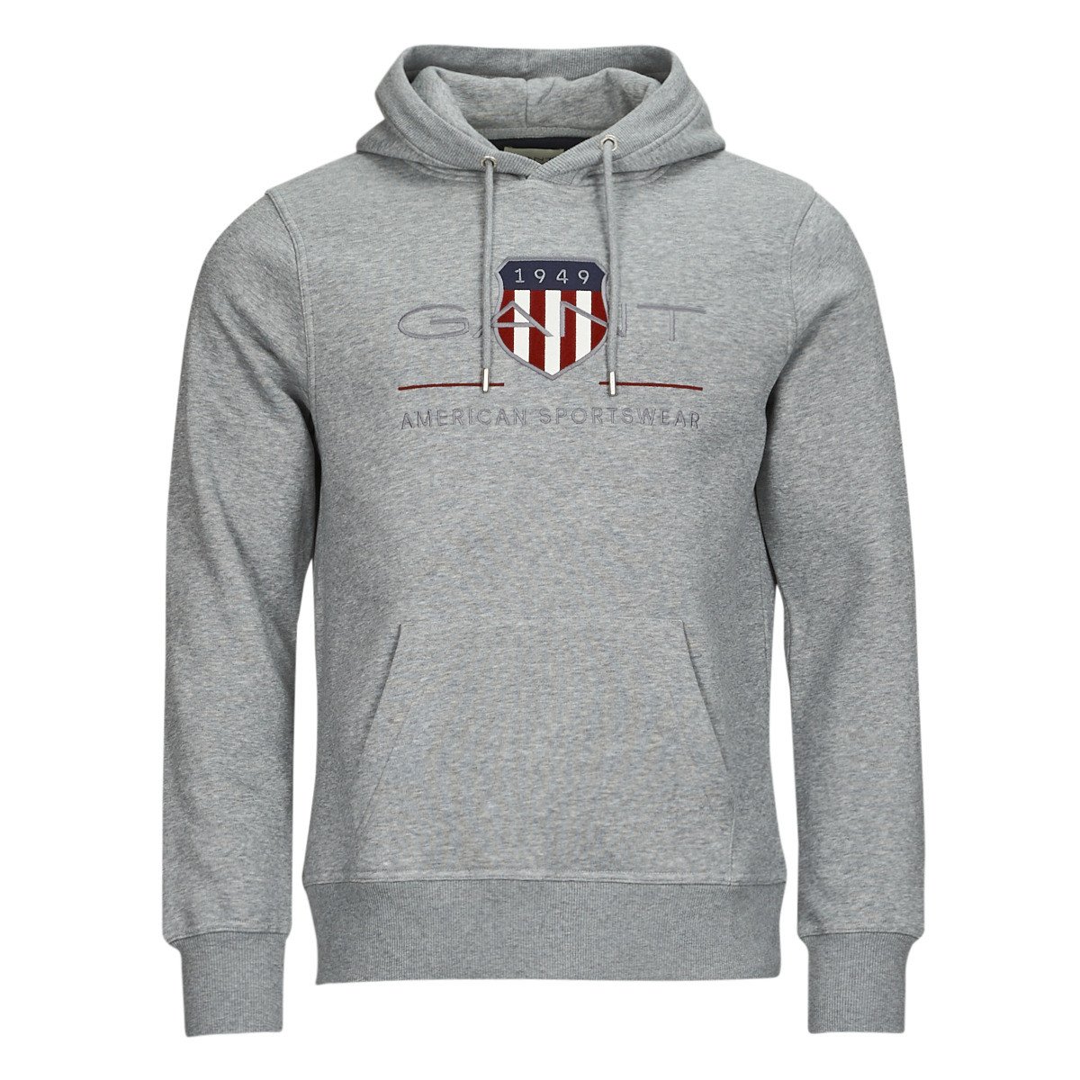 Gant  REG SHIELD HOODIE  Šedá