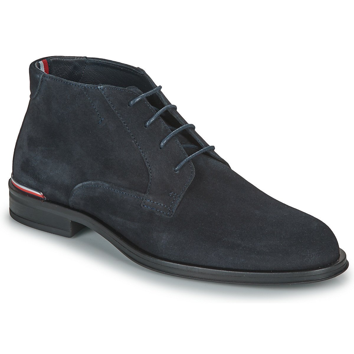 Tommy Hilfiger  CORE RWB HILFIGER SUEDE L BOOT  Tmavě modrá