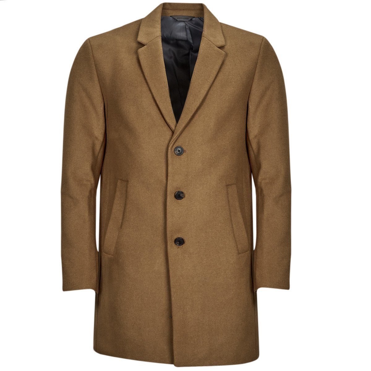 Jack & Jones  JJEMORRISON WOOL COAT SN  Hnědá