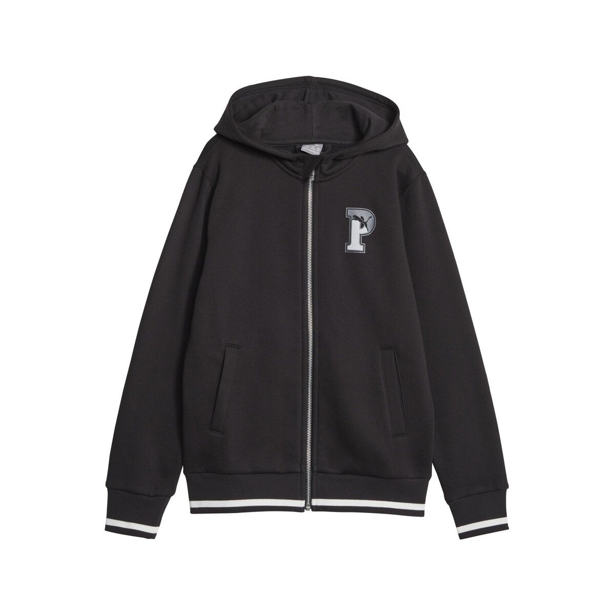 Puma  PUMA SQUAD FULL ZIP HOODIE FL B  Černá