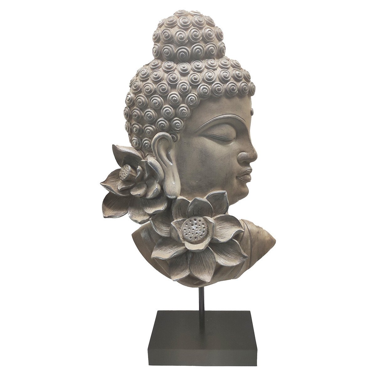 Signes Grimalt  Buddha Head Figure  Šedá