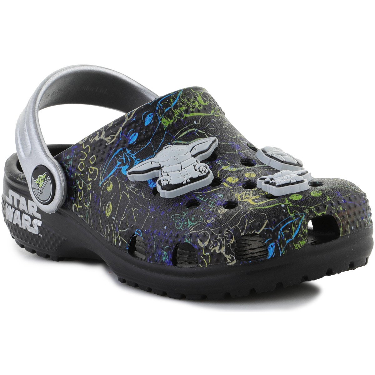 Crocs  Classic Grogu Clog T Black 207894-001  ruznobarevne