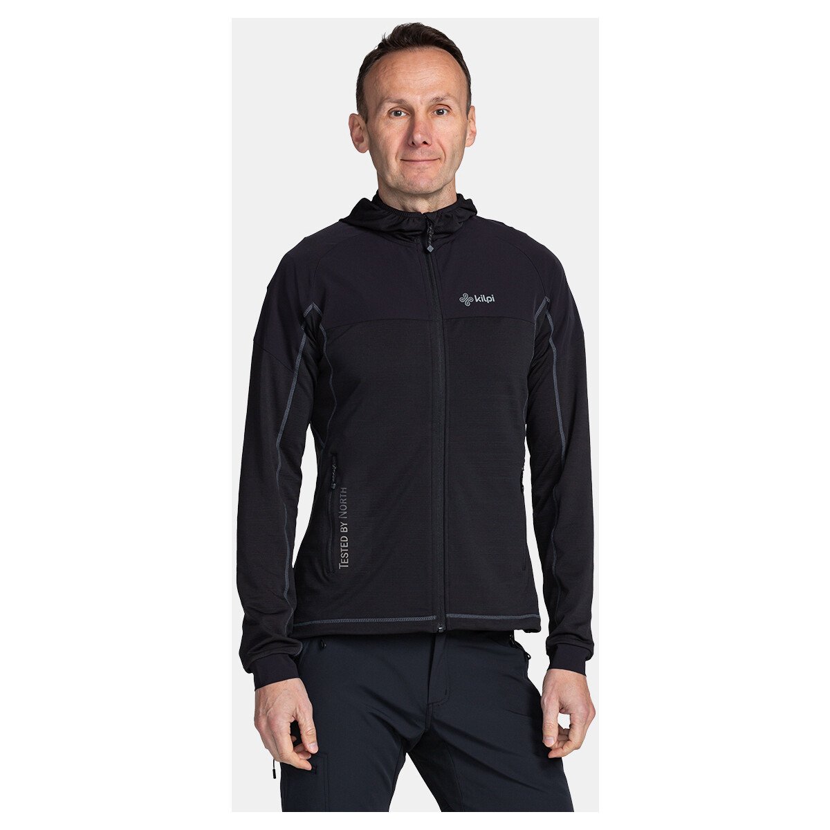 Kilpi  Pánská outdoorová mikina  MEMPHIS-M  Černá