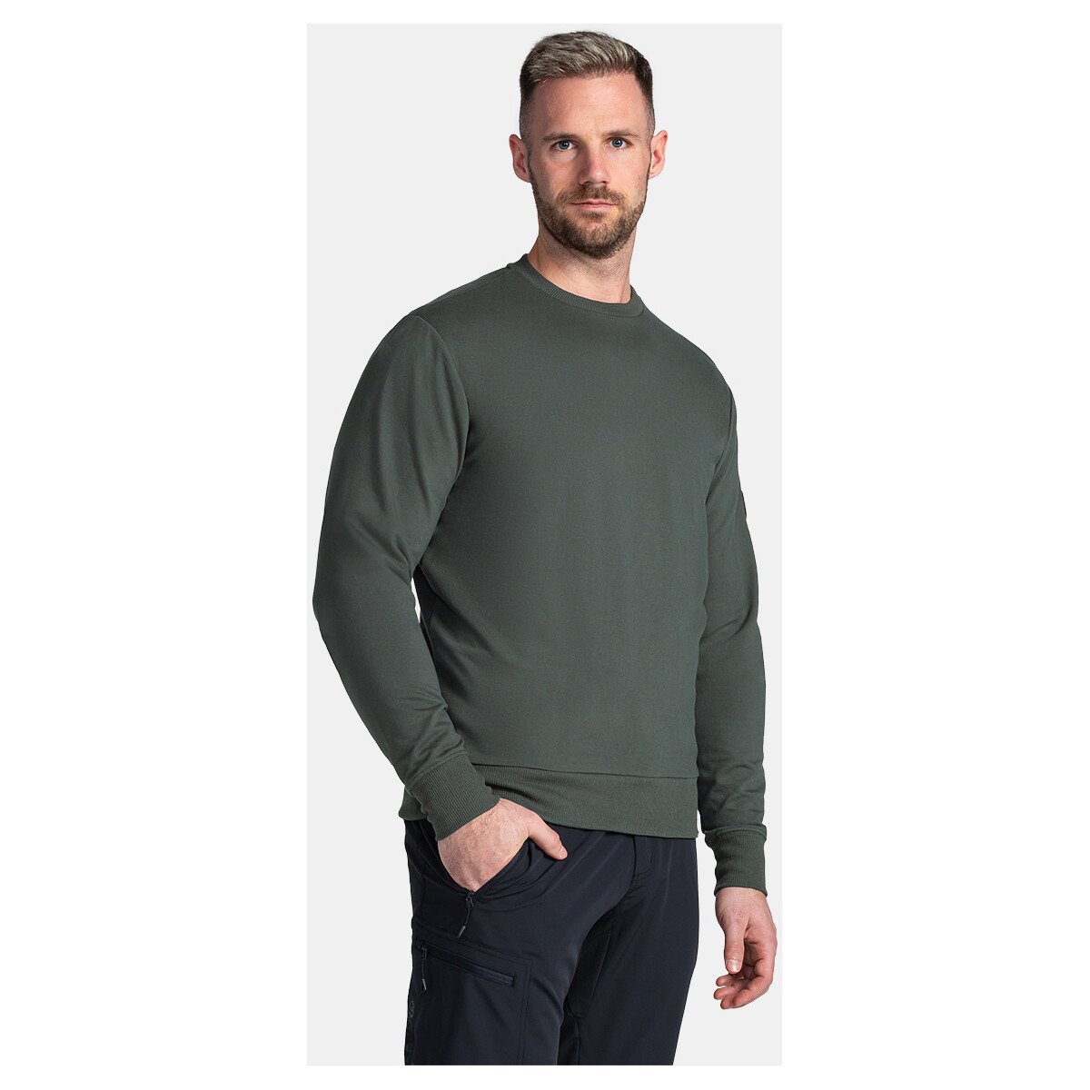 Kilpi  Pánská crewneck mikina  OIRAN-M  Zelená