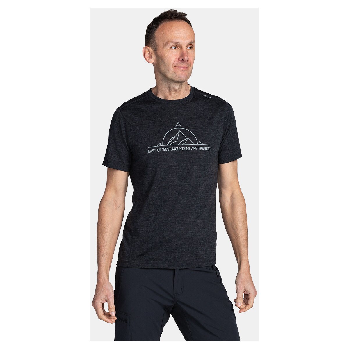 Kilpi  Pánské merino triko  MERIN-W  Šedá