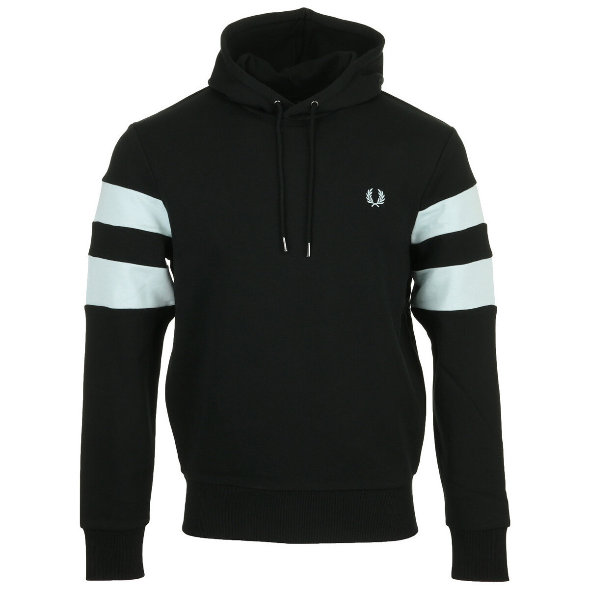 Fred Perry  Tipped Sleeve Hooded Sweat  Černá