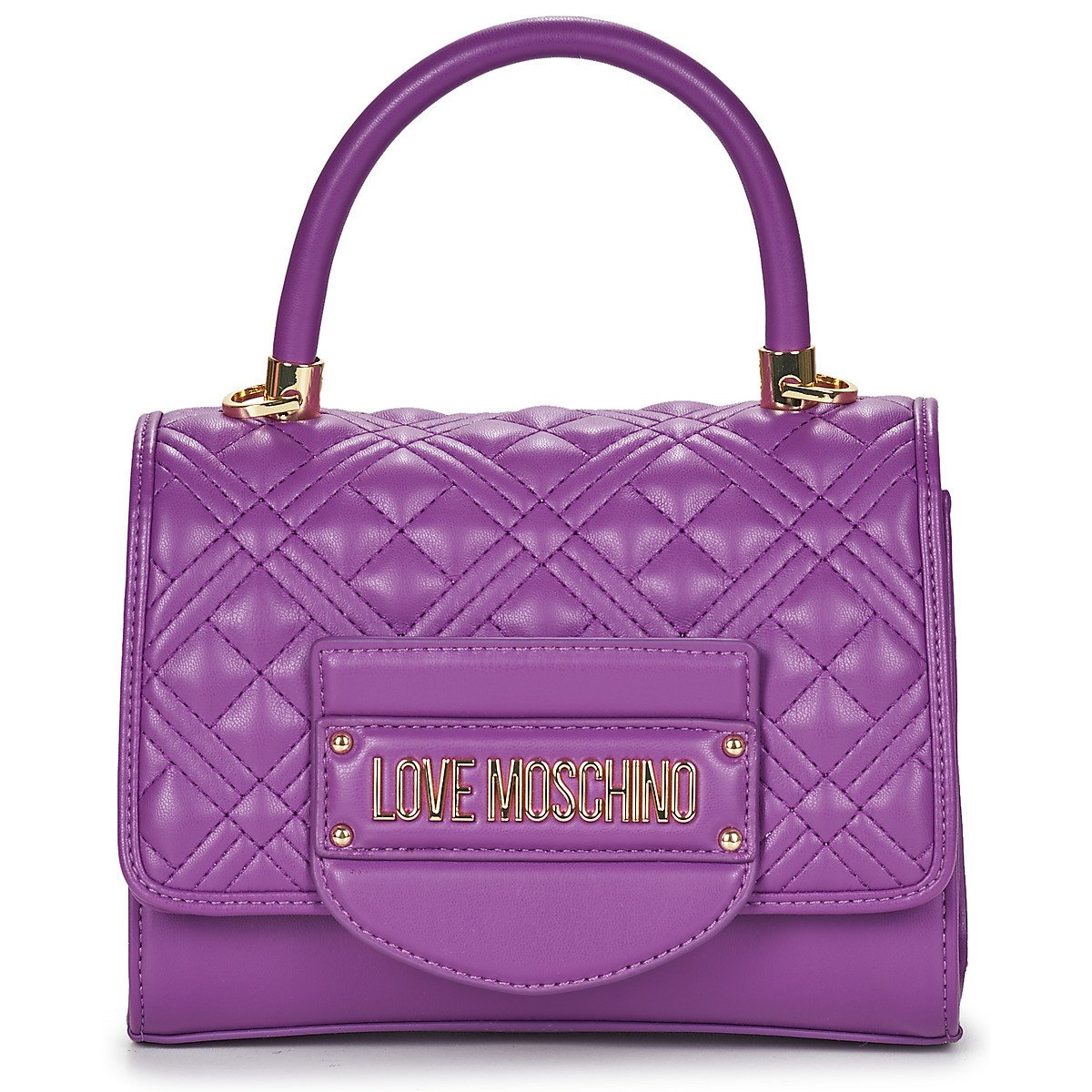 Love Moschino  QUILTED TAB  Fialová