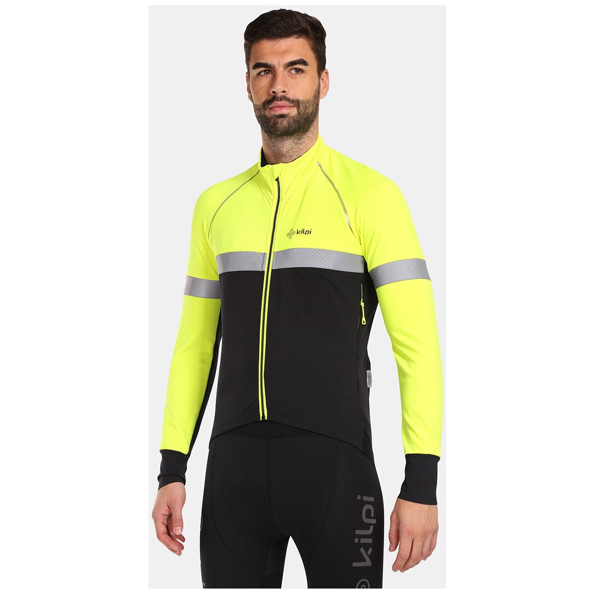 Kilpi  Pánská softshellová cyklistická bunda  NERETO-M  Žlutá