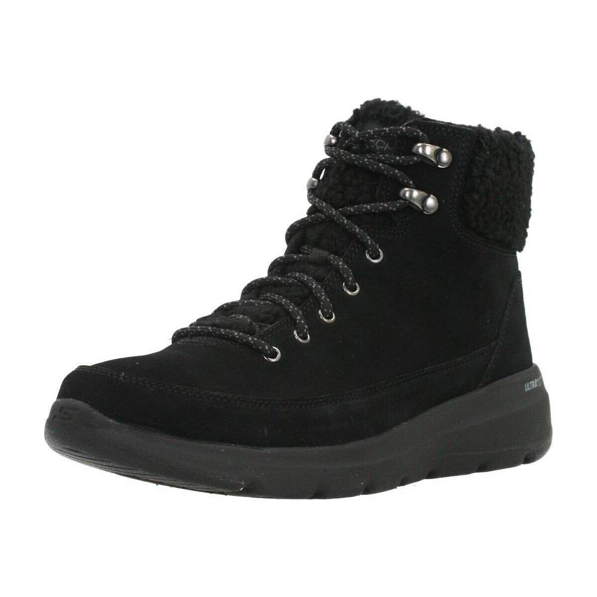 Skechers  GLACIAL ULTRA - WOODLANDS  Černá