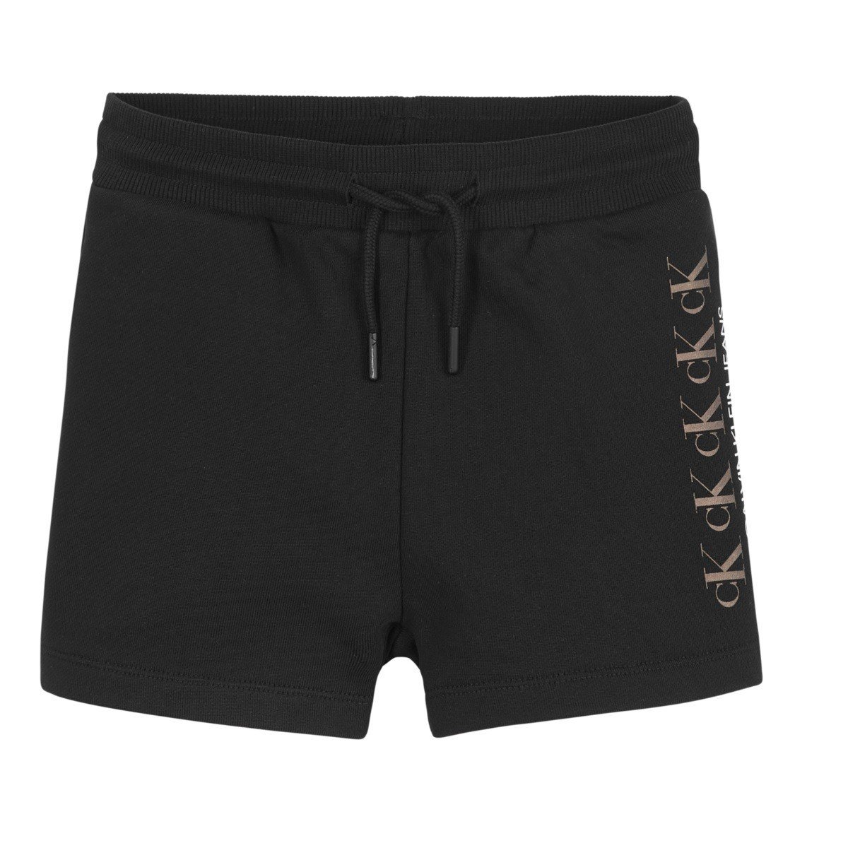 Calvin Klein Jeans  CK REPEAT FOIL KNIT SHORTS  Černá