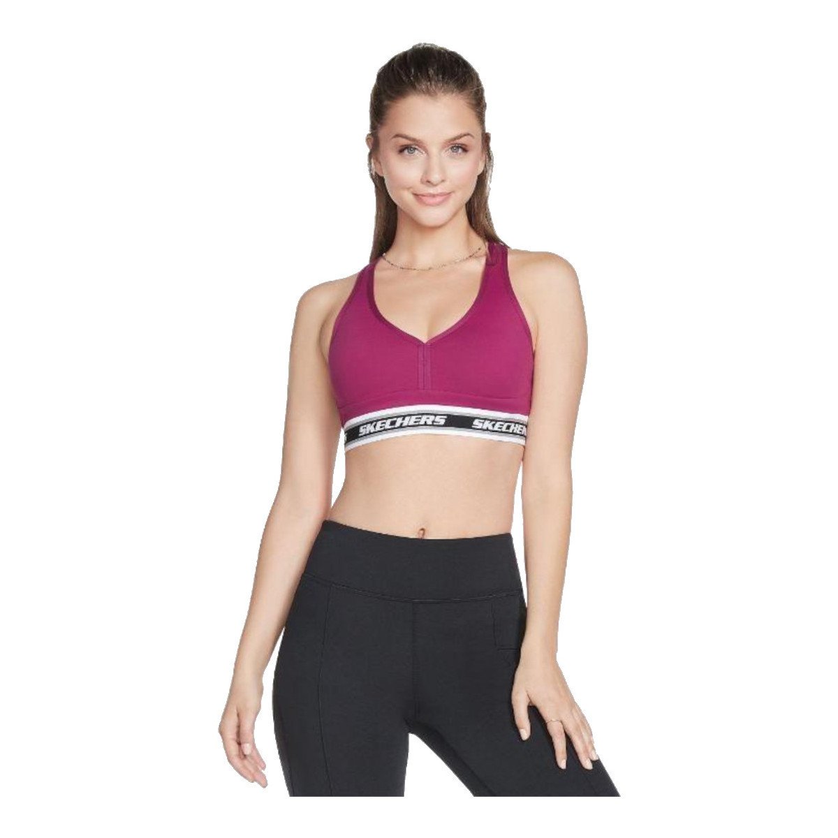 Skechers  Go Walk Jacquard Bra  Fialová
