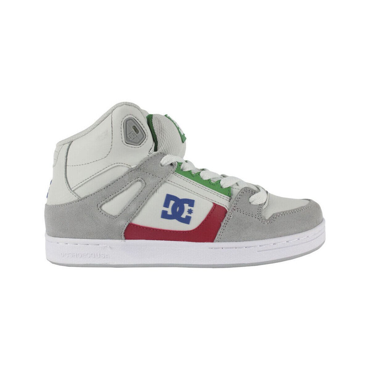 DC Shoes  Pure high-top ADBS100242 GREY/GREY/GREEN (XSSG)  Šedá