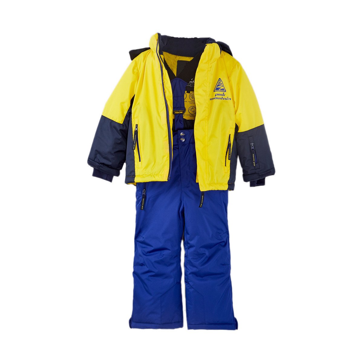 Peak Mountain  Ensemble de ski garçon EROS  Žlutá