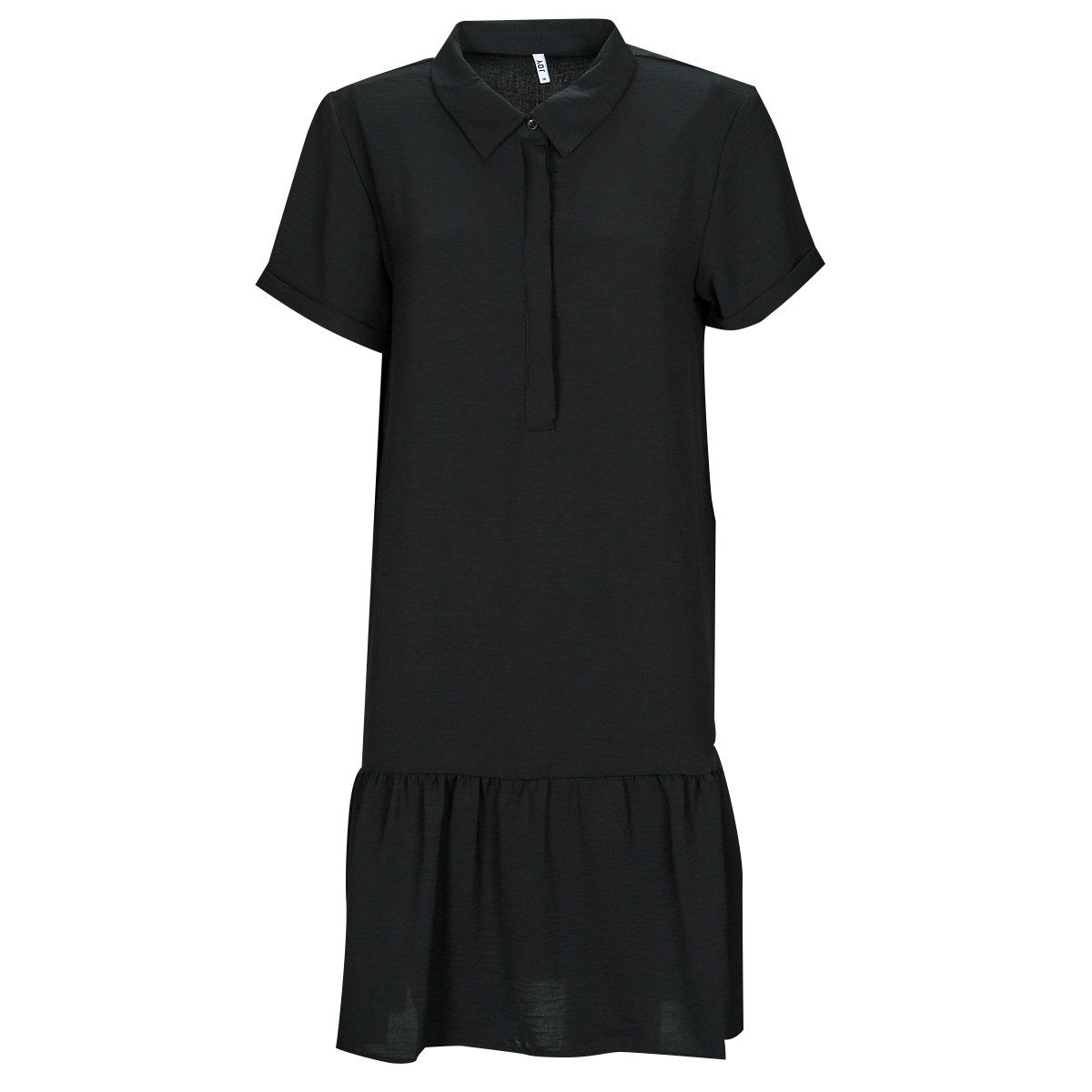 JDY  JDYLION S/S PLACKET DRESS  Černá