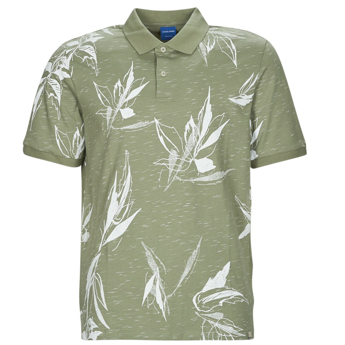 Jack & Jones  JORCRAYON AOP POLO SS  Khaki