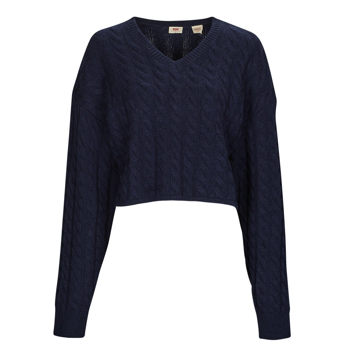 Levis  RAE CROPPED SWEATER  Modrá