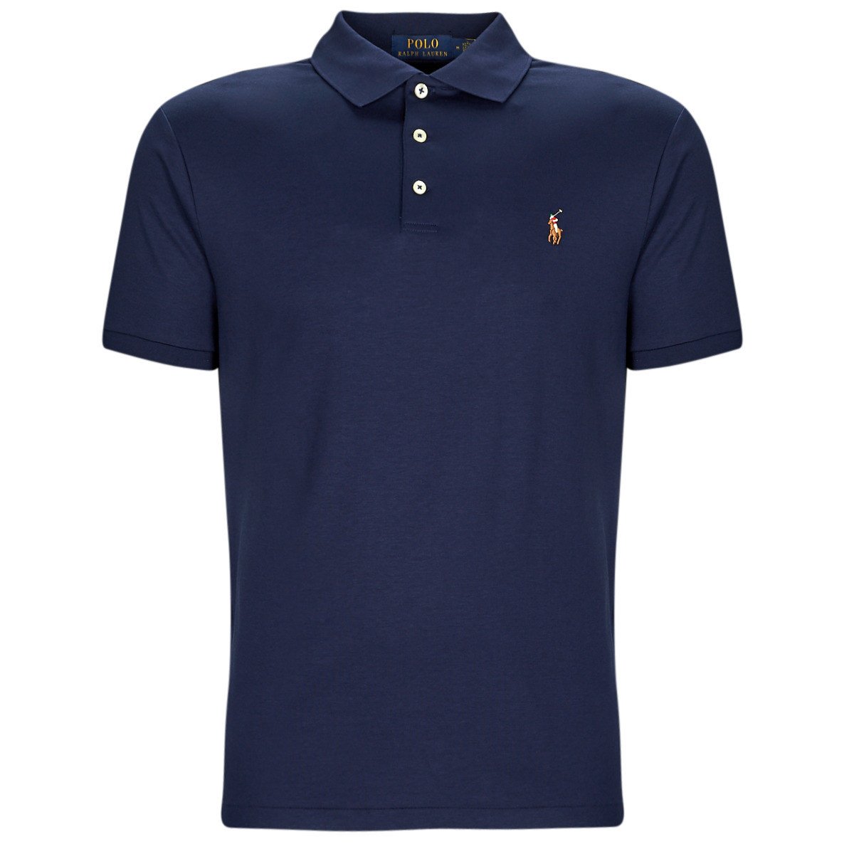 Polo Ralph Lauren  POLO COUPE DROITE EN PIMA COTON  Tmavě modrá