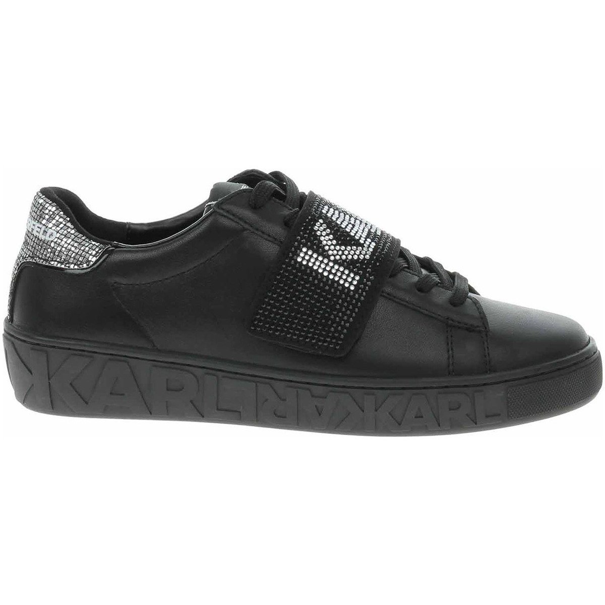 Karl Lagerfeld  Dámská obuv  KL61037 00S Black Lthr  Černá