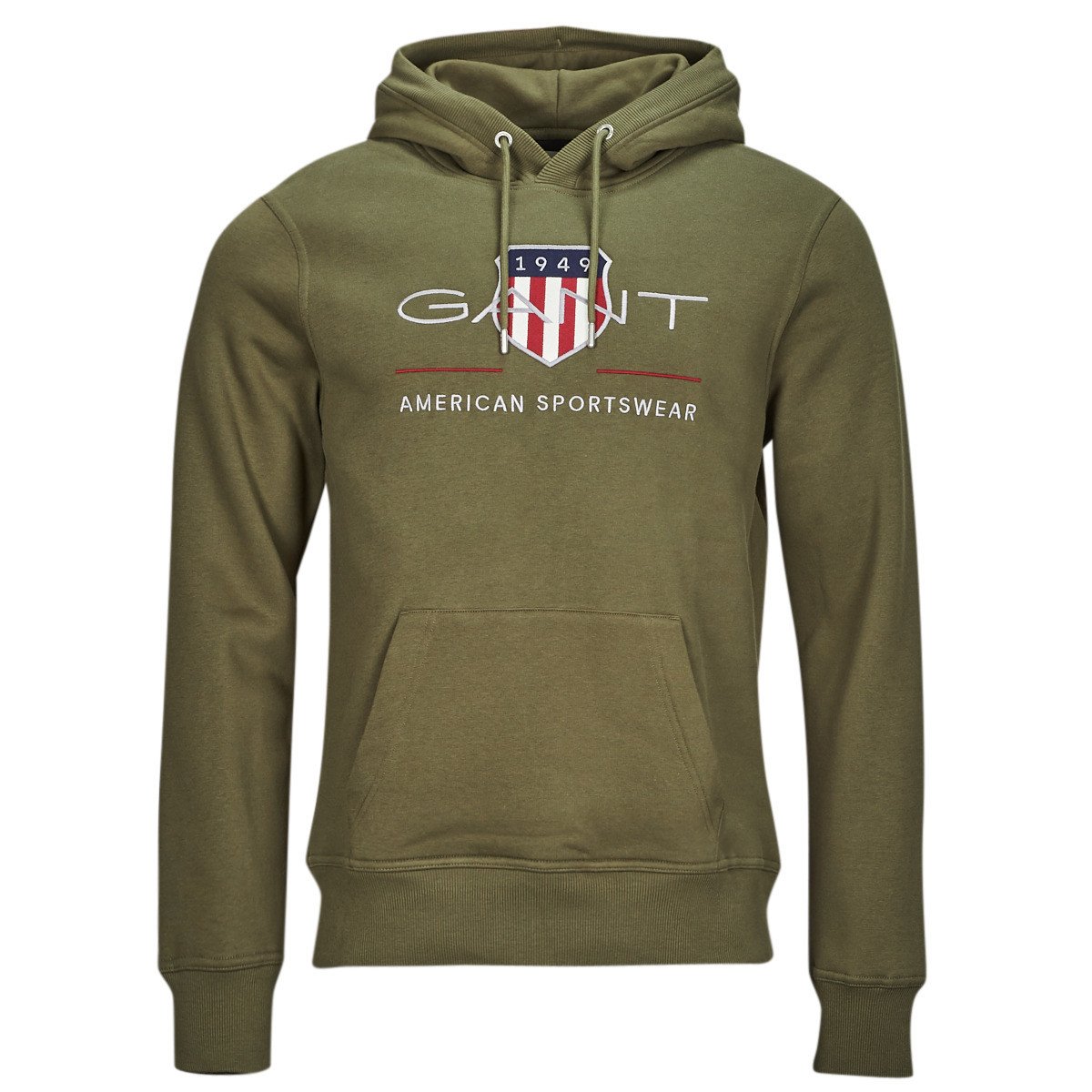 Gant  REG ARCHIVE SHIELD HOODIE  Khaki