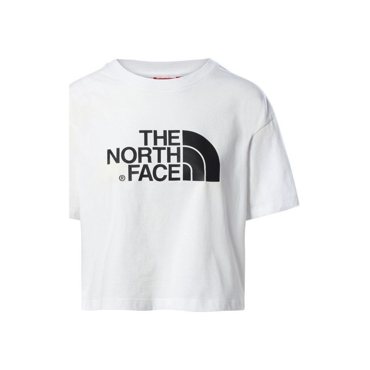 The North Face  Cropped Easy Tee  Bílá