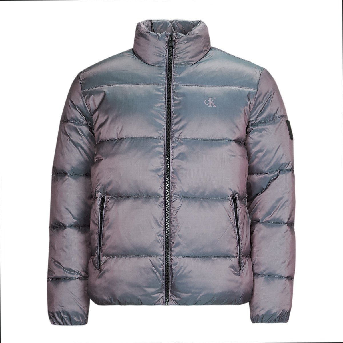 Calvin Klein Jeans  TT RIPSTOP PUFFER JACKET  Šedá