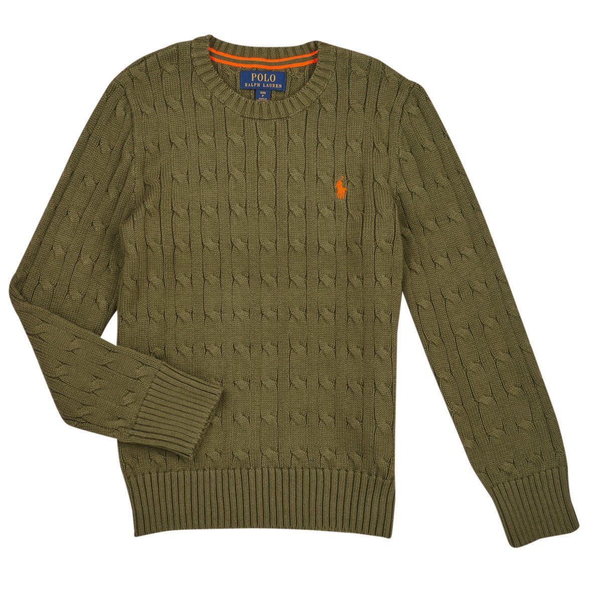 Polo Ralph Lauren  LS CABLE CN-TOPS-SWEATER  Khaki