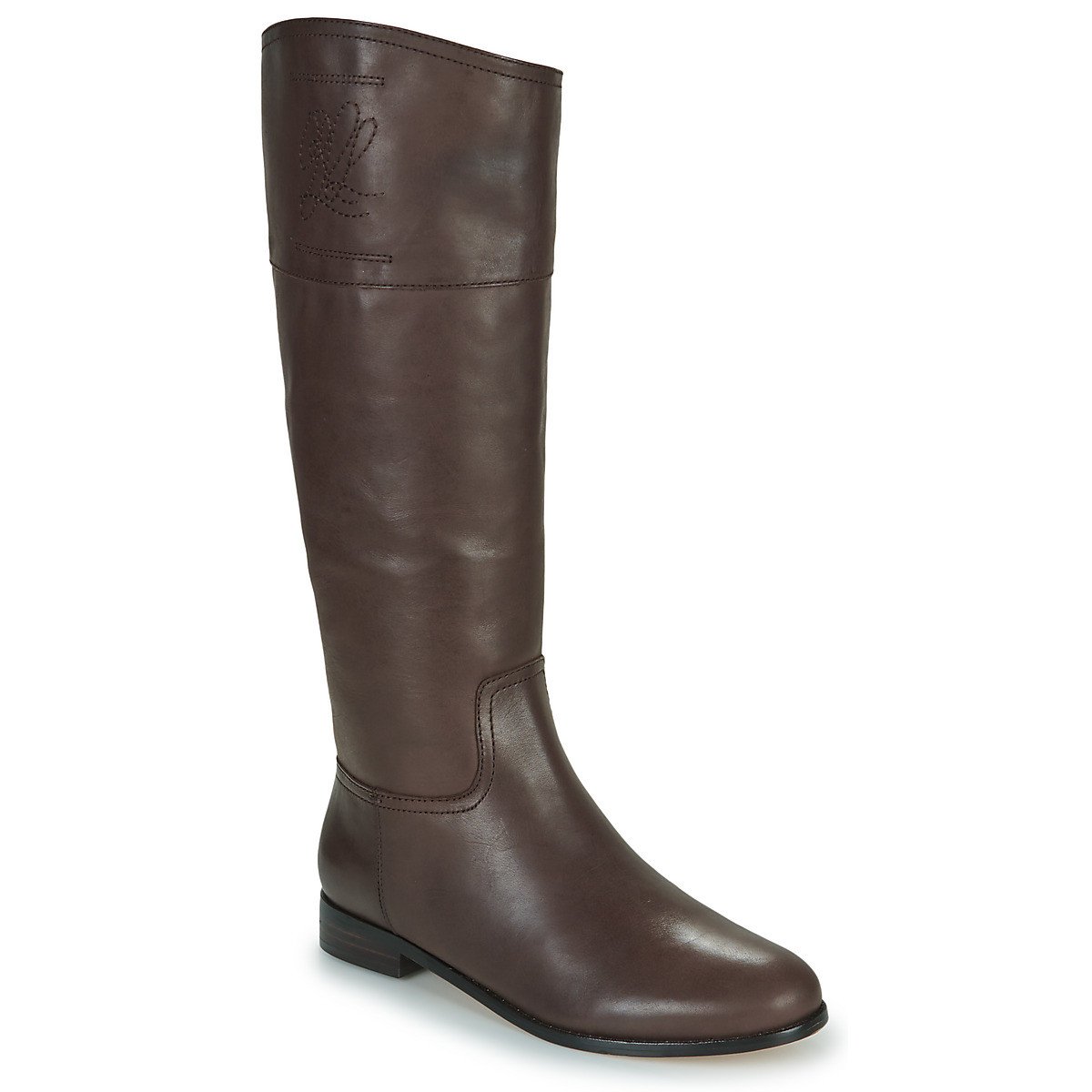 Lauren Ralph Lauren  JUSTINE-BOOTS-TALL BOOT  Hnědá