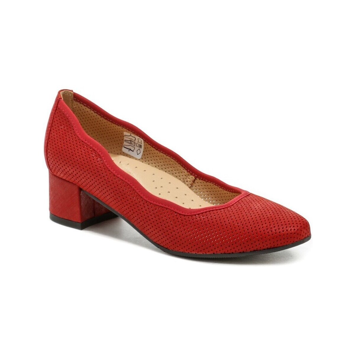 Mintakacz  Mintaka 1361 červené dámské lodičky  Červená