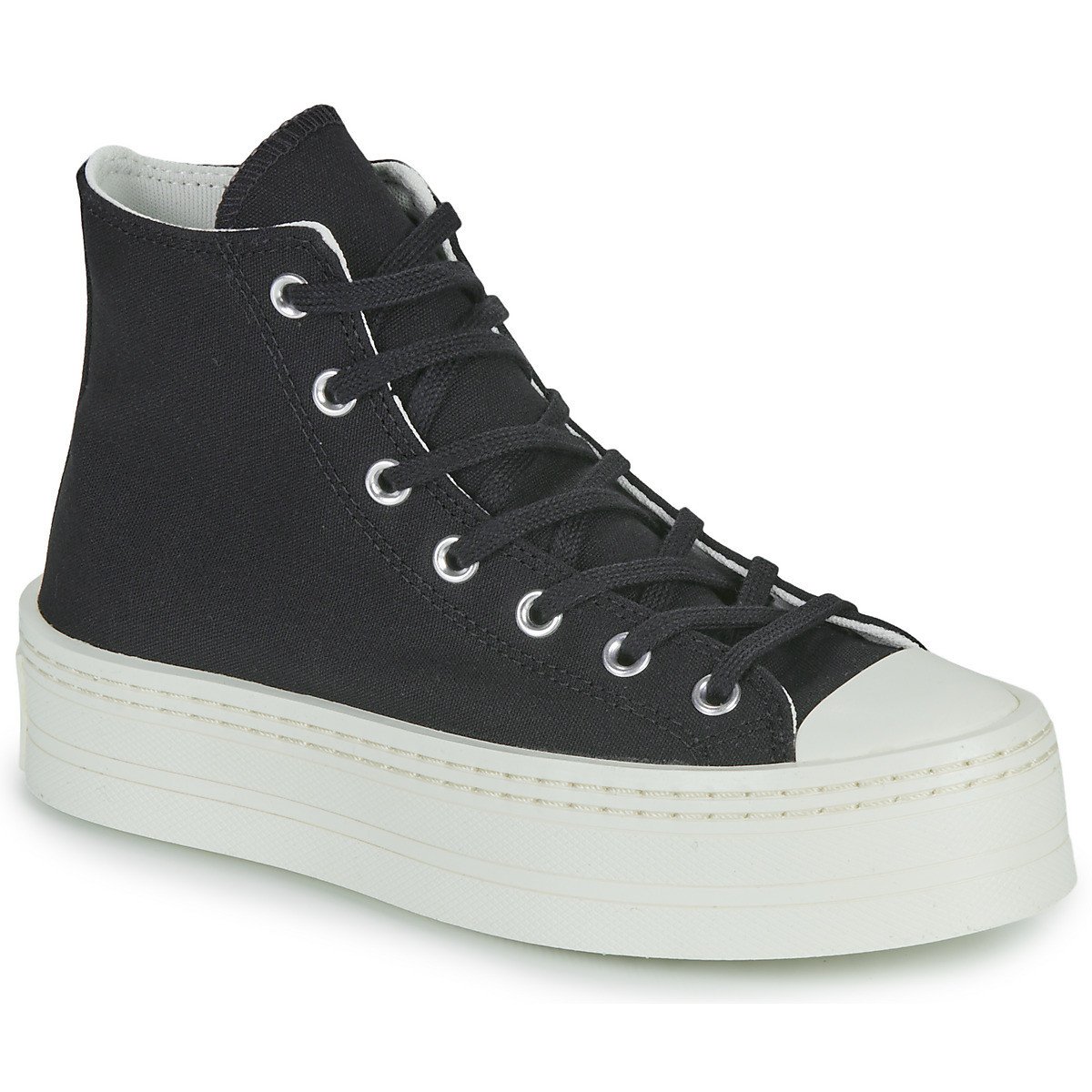 Converse  CHUCK TAYLOR ALL STAR MODERN LIFT PLATFORM CANVAS  Černá