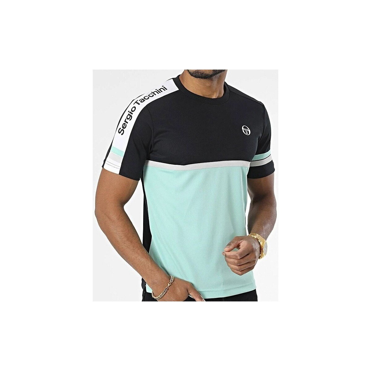 Sergio Tacchini  JURA PL T SHIRT  Černá