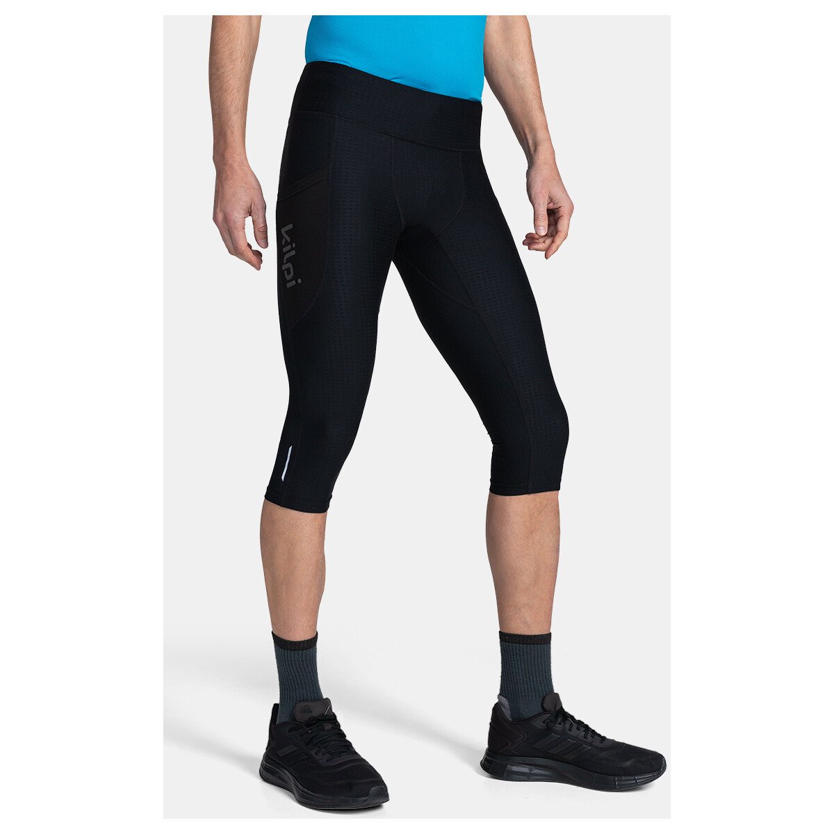 Kilpi  Pánské kompresní 3/4 legíny  TERRY-M  Černá