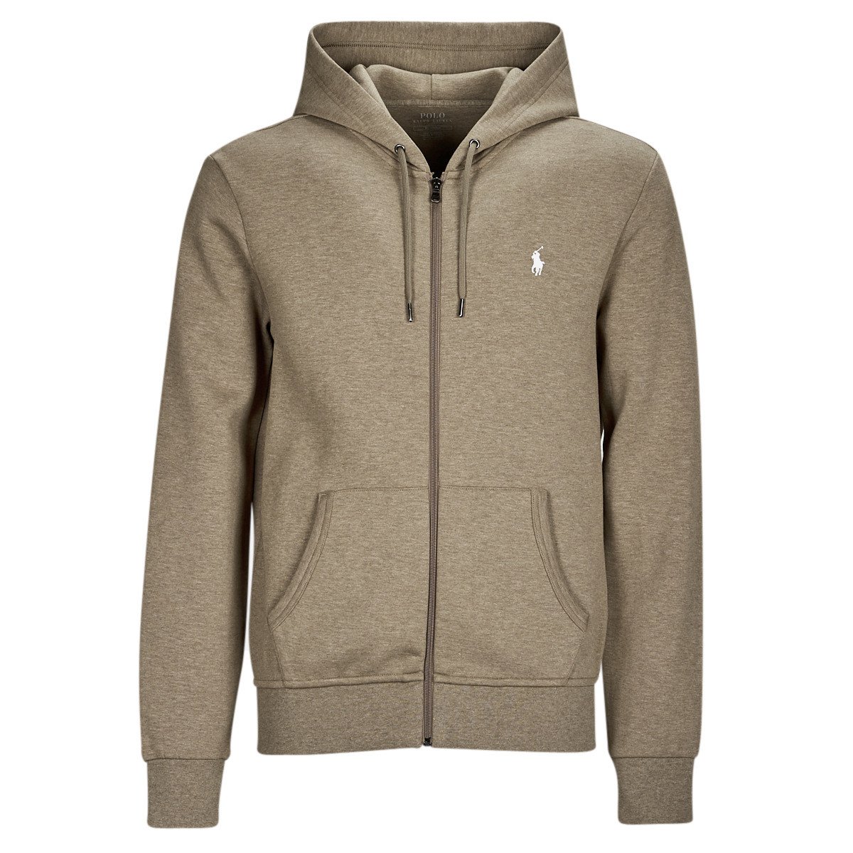 Polo Ralph Lauren  SWEATSHIRT ZIPPE EN DOUBLE KNIT TECH  Hnědá
