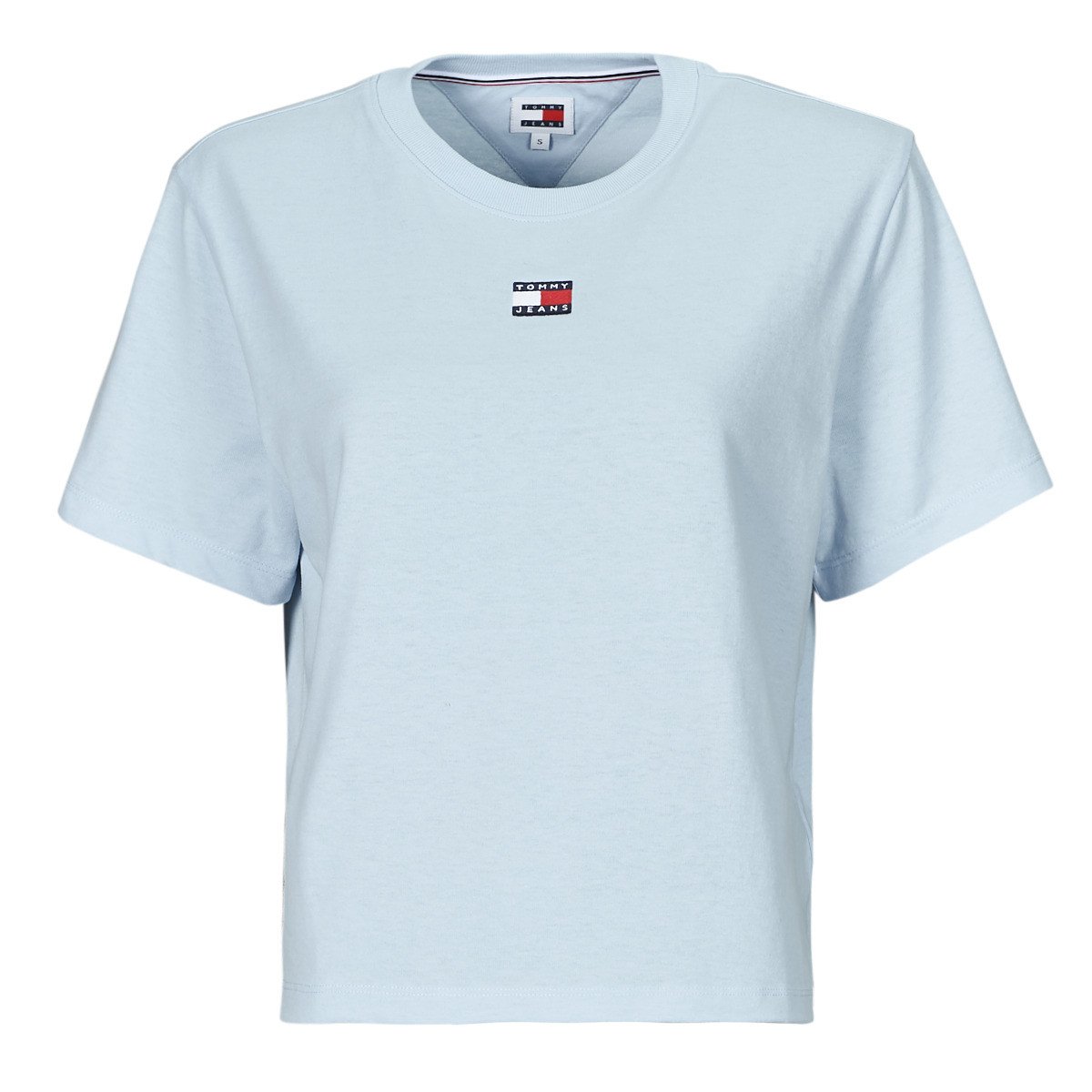 Tommy Jeans  TJW BXY BADGE TEE EXT  Modrá