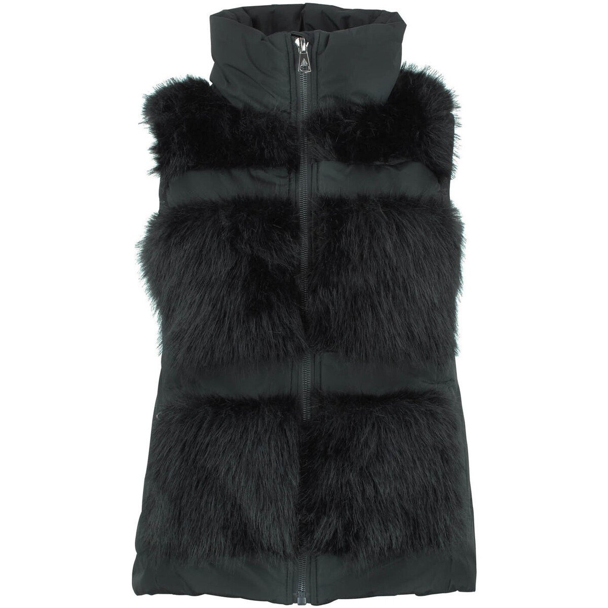 Peak Mountain  Doudoune fourrure sans manches AFUR  Černá