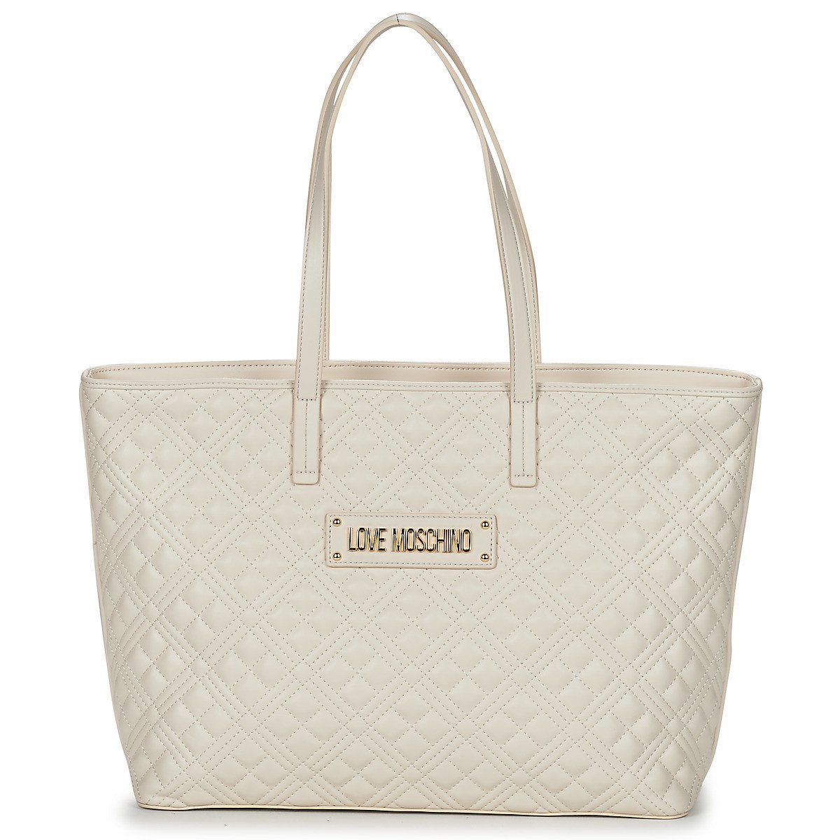 Love Moschino  QUILTED BAG JC4166  Béžová