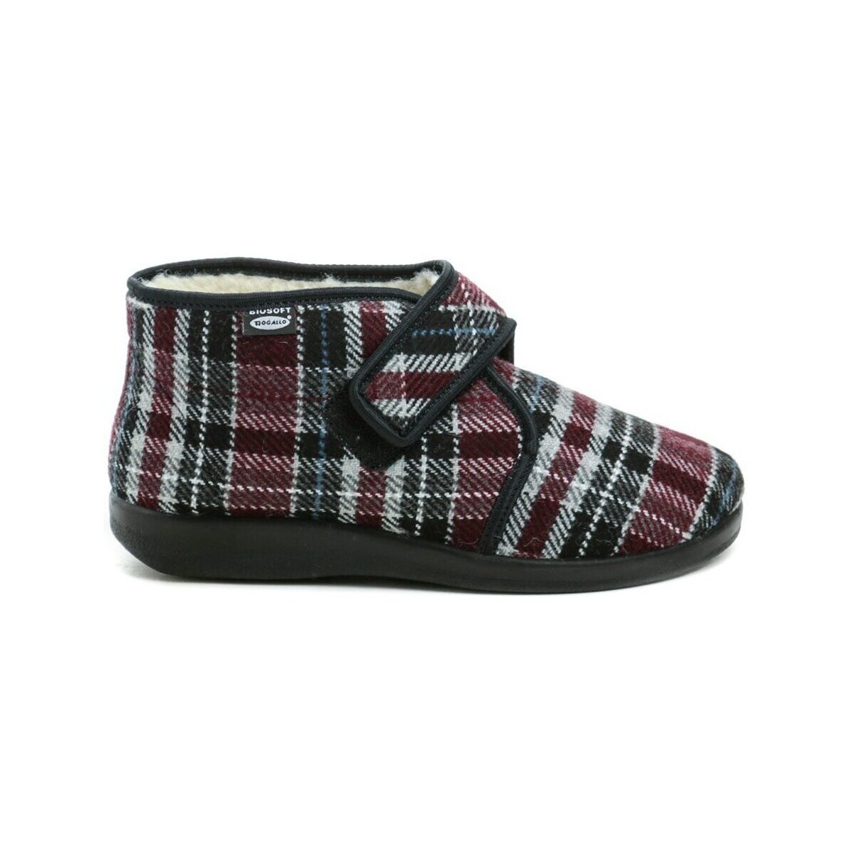 Rogallo  4372-015 káro dámské zimní papuče  Fialová