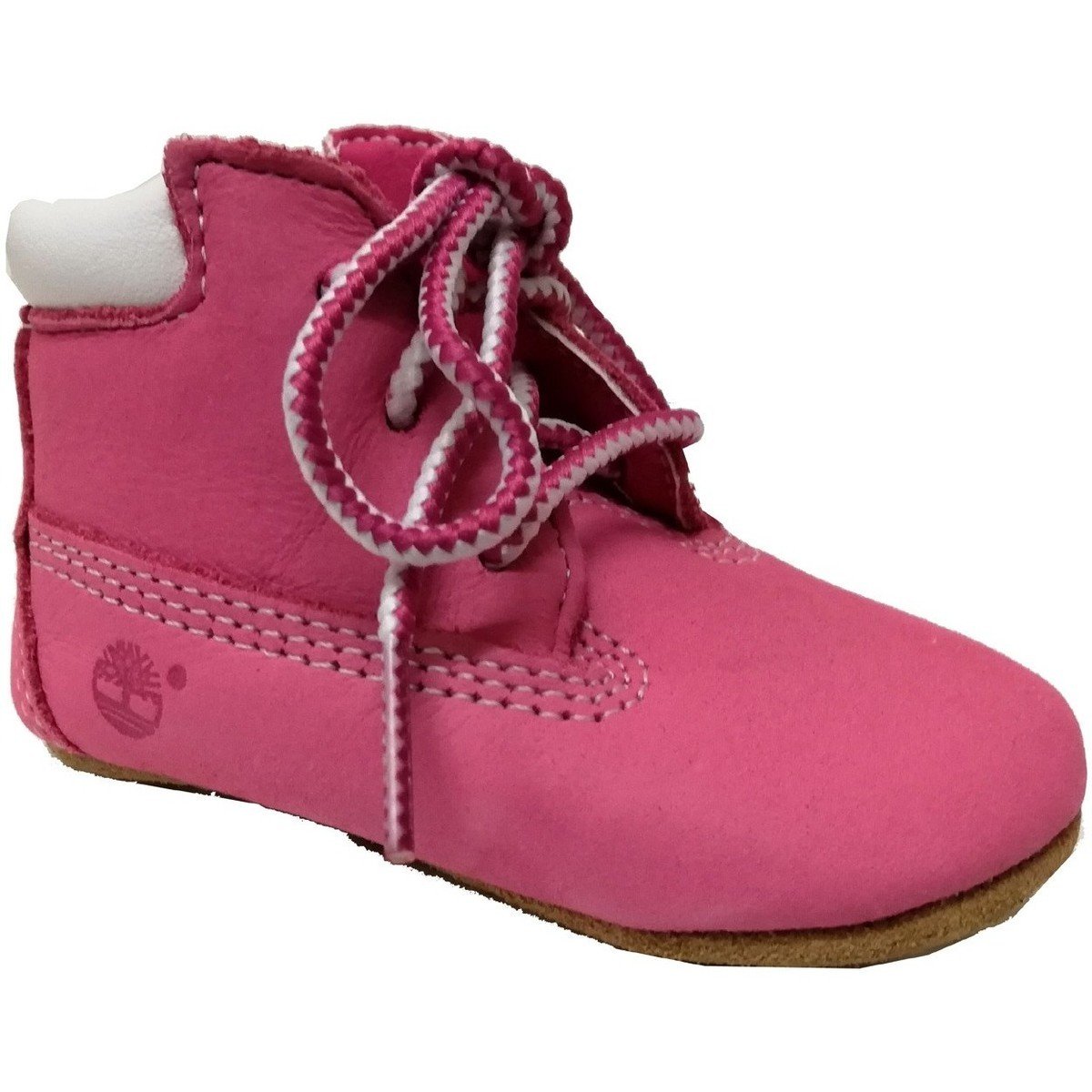 Timberland  Crib bootie with hat  Růžová